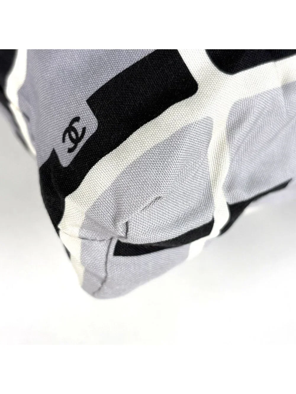 Chanel Shoulder Bag Quilted CC Logo Eco 2-Way Fabric Black